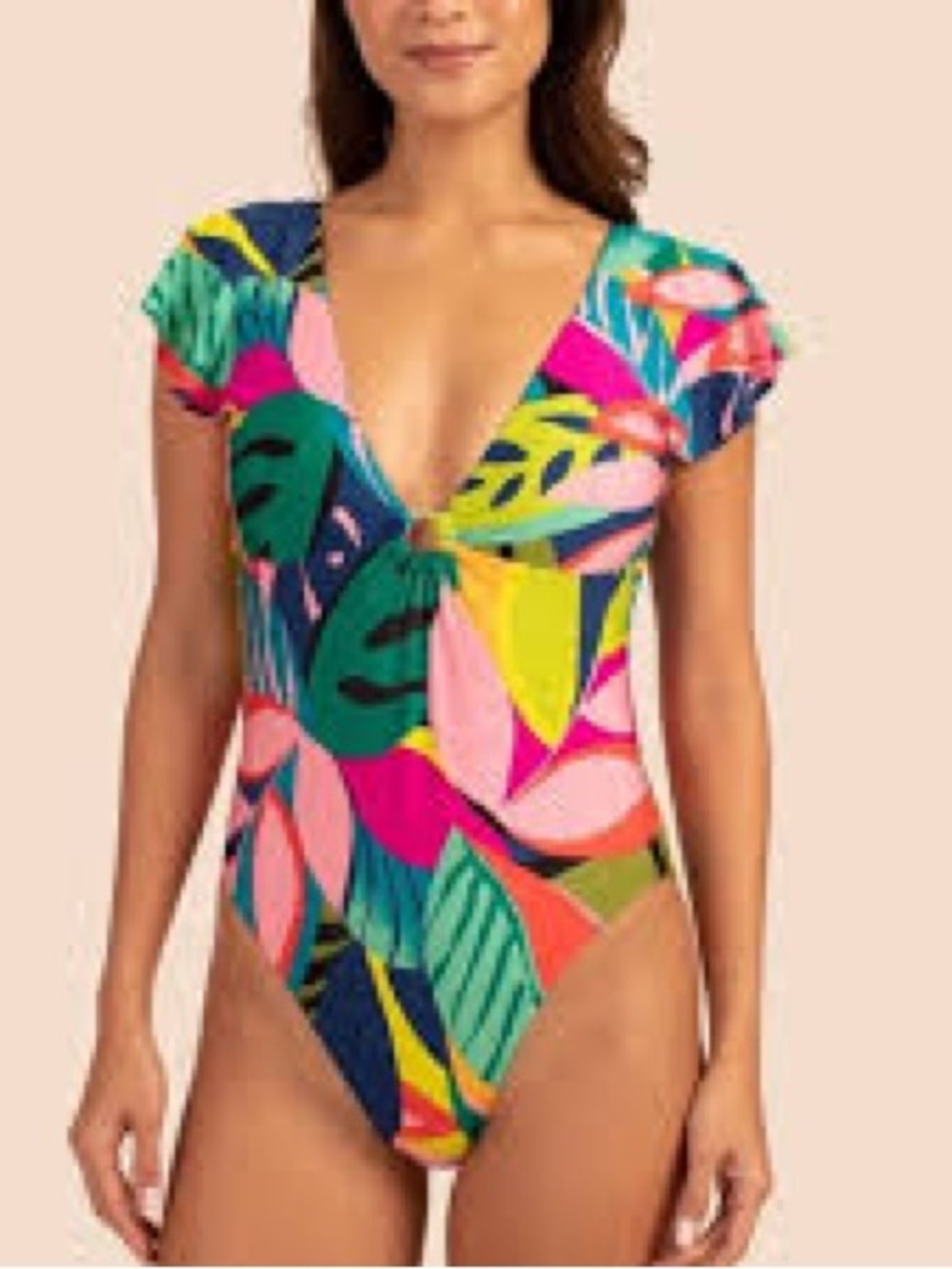 Tropical Multicolor One-Piece Swimsuit